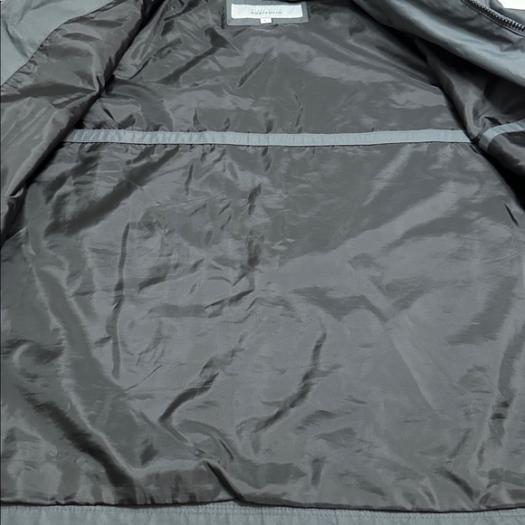 Perry Ellis Portfolio Dobby‎ Tech Gray Men’s Large Full Zip Jacket Work Business - Picture 8 of 15